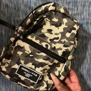 Mini Camo Kendall and Kylie book bag